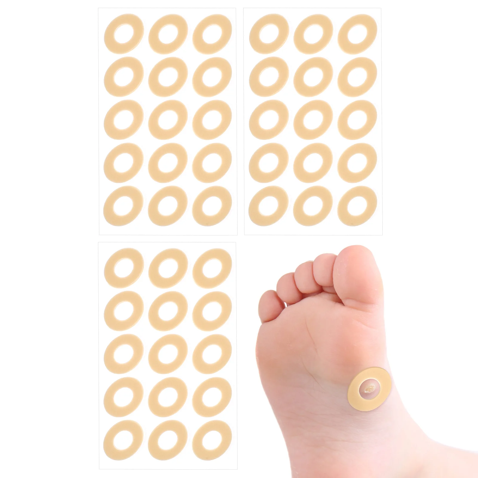 

45pcs Corn Cushions Toe Pads Self Adhesive Callus Cushions Bunion Corn Toe Protectors for Feet Toes