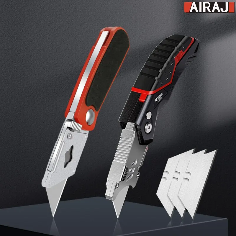 18mm Multifunctional Heavy Metal Knife Paper Cutter Knife with