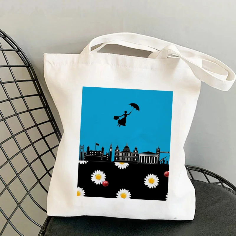 

Tote Bag Shopper Night Printed Kawaii Bag Harajuku women Shopping Bag Canvas Shopper Bag girl Shoulder Lady Bag