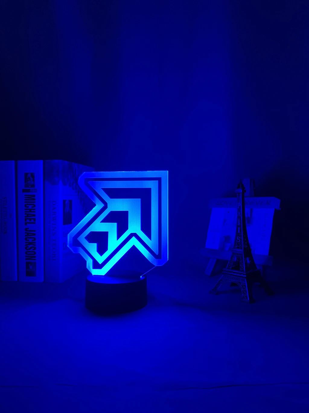 Led Night Light Pump It Up Arrow for Child Bedroom Decoration Nightlight Birthday Gift RGB Color Changing Battery Lamp Gaming