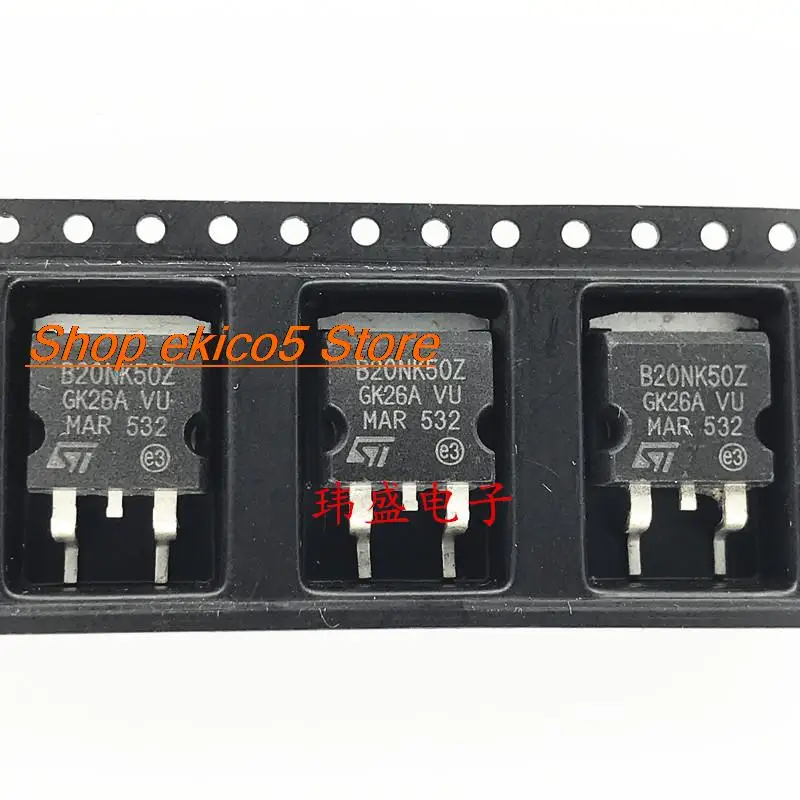 

10 шт., Оригинальные запасные части B20NK50Z STB20NK50Z TO-263 MOS 20N50