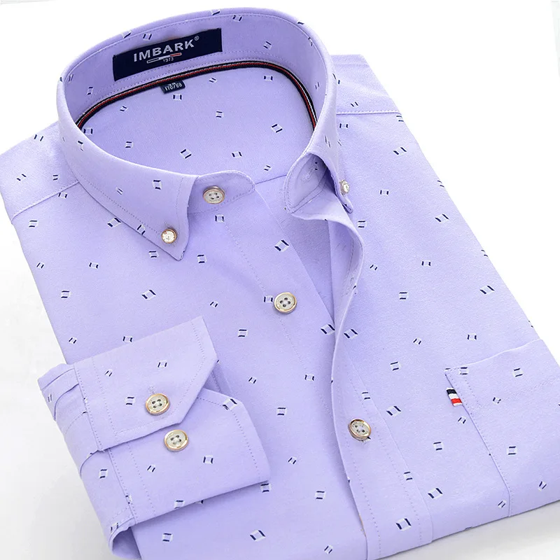 

S 6XL 8XL 10XL 12XL 14XL Plus Size Men's Loose Long Sleeve Shirts Autumn Brand New Print Business Casual Wedding Banquet Shirts