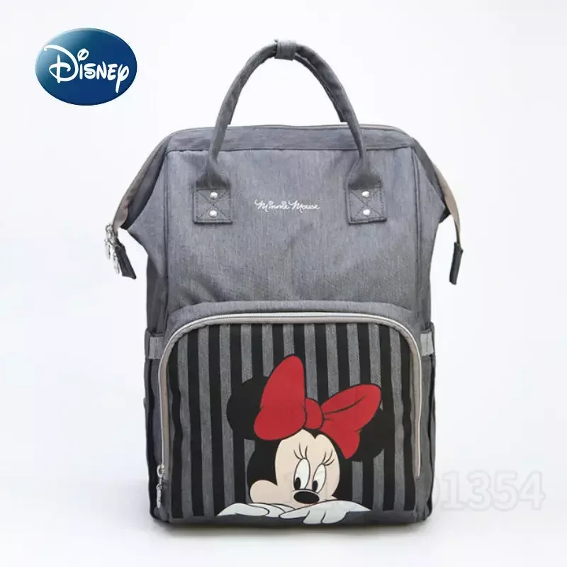 Новый-рюкзак-для-подгузников-disney-с-Микки-Маусом-роскошный-брендовый-Оригинальный-рюкзак-для-детских-подгузников-мультяшная-Детская-сумка-большой-емкости-высокое-качество