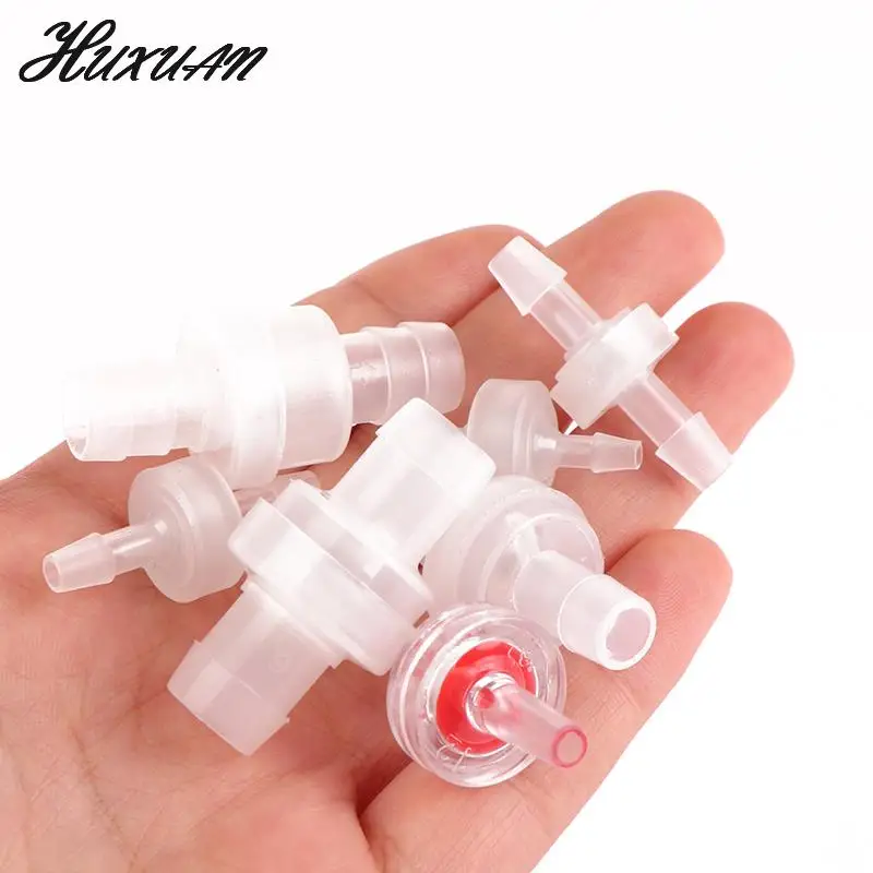 Diameter 3mm 4mm 5mm 6mm 8mm 10mm 12mm Plastic Check Valve One-Way Pagoda Inline Non-Return Gas Liquid Water Fluid Stopper