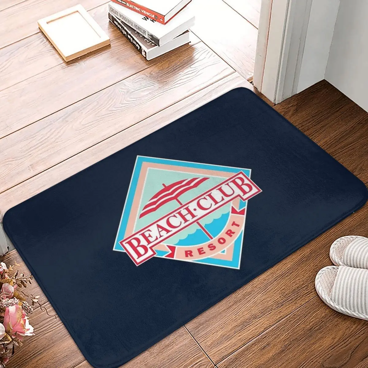 

Beach Club Resort 40x60cm Carpet Polyester Floor Mats Cute Style Doorway Festivle Gifts