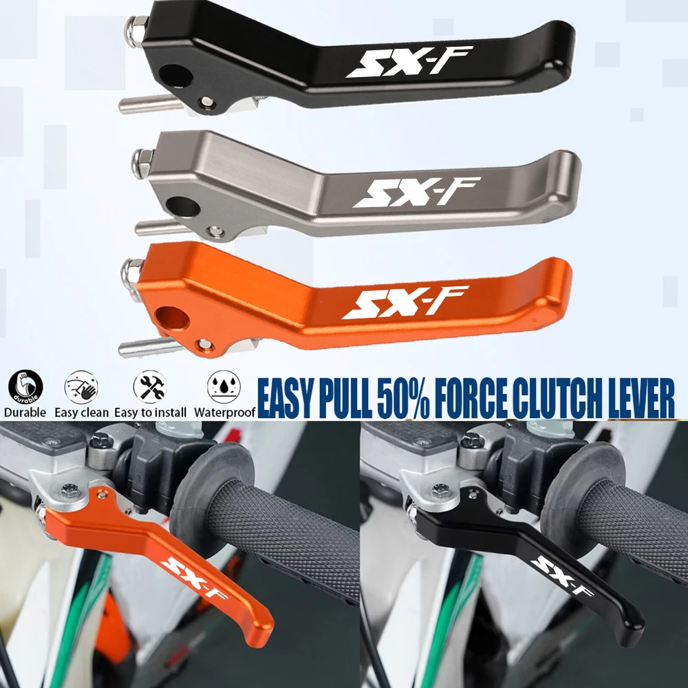 

New Motocross 450SXF ATV 2009 Clutch Lever Two Fingers 50% Force Reduction Levers For 450SX-F 2009 2010 2011 2012 450 SX-F sx-f