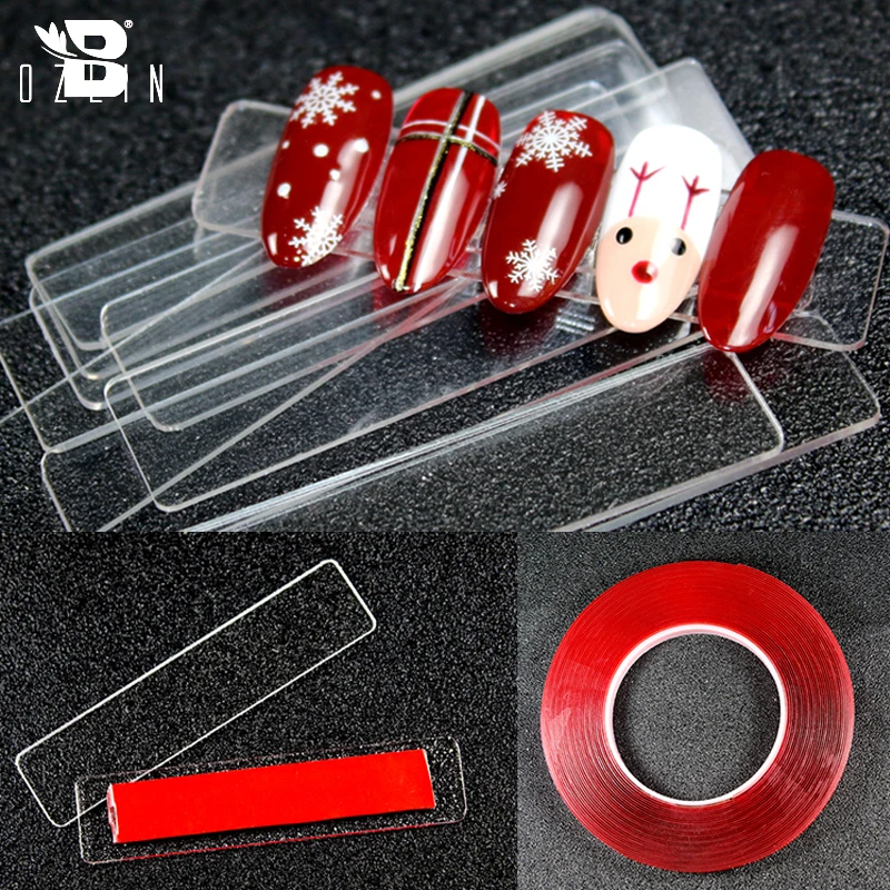 New Transparent Double Side Adhesive Tape 3m Red Strong Pet Film Sticky