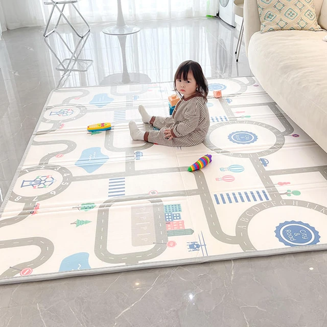 Alfombra de juegos para bebé, estera rompecabezas de dibujos animados para gatear, manta de actividades niños, juguetes el suelo _ - AliExpress Mobile