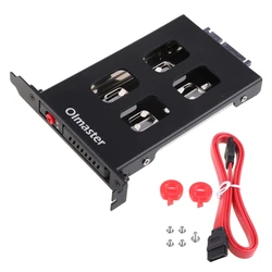 Dual USB Internal Hard Disk Enclosure for PC, 2.5/3.5 HDD & SSD (For OImaster MR9100)