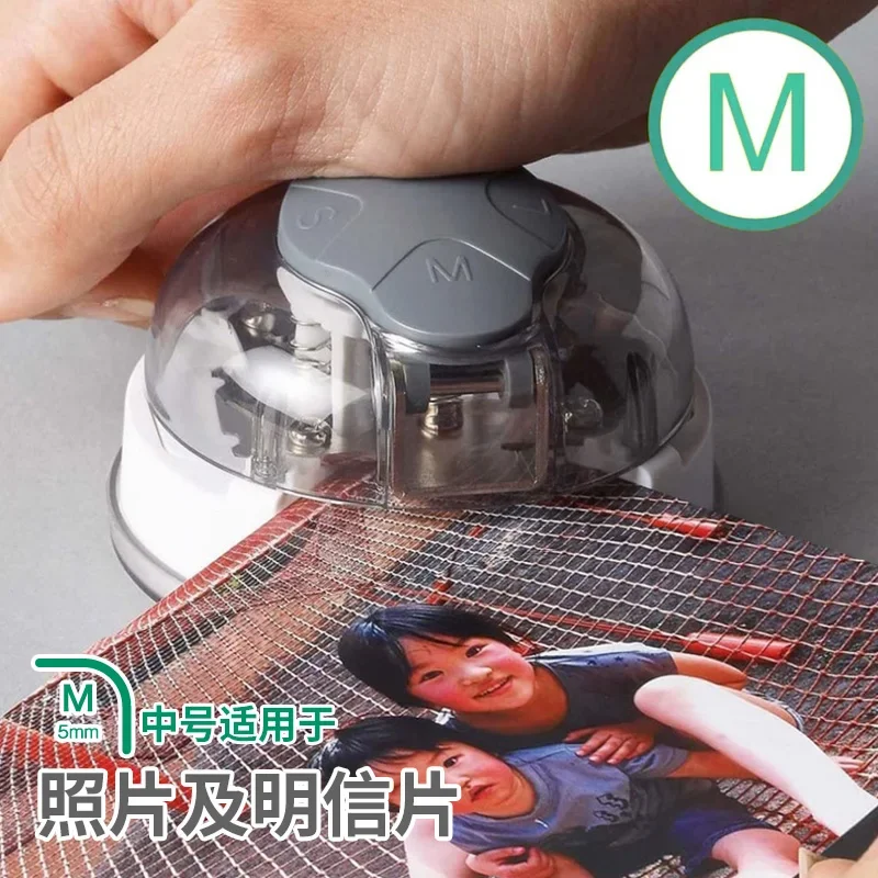 1xNew Rounder Corner S M L 3/5/8mm 3 in 1 Cutter Laminating Pouch-2-1/4 X 3-3/4-20 Pack Office Set