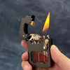 2025 New Zorro Kerosene Lighter Cyber Mecha Transparent Bin Rocker Cool Classic Torrens Tide Men Lighters Wholesale 3
