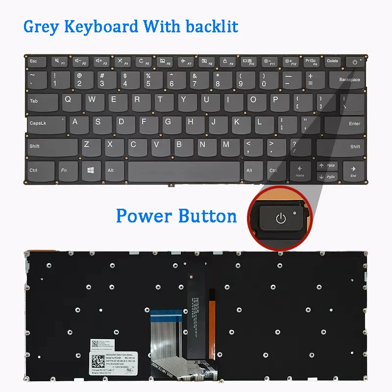 New Laptop Keyboard For LENOVO YOGA 720-12 720-12IKB YOGA 720-13IKB 720-13