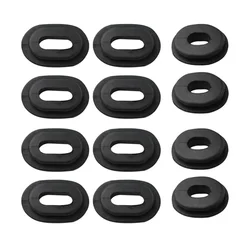 12 - Piece Black Rubber Grommet Set for Motorcycle Body Side Cover (CG - WY)