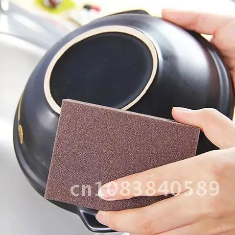 

Nano Magic Sponge Rust Remover Brush Pot Dish Emery Cleaning Descaling Rub Clean Pots Kitchen Tools Gadgets Accessories
