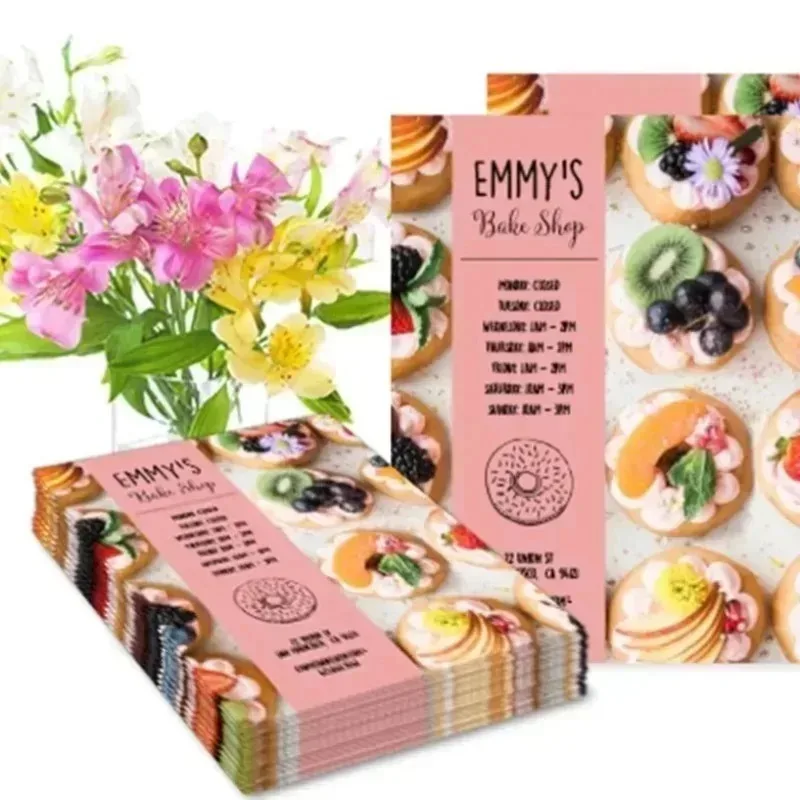 20개 21x14cm 맞춤형 전단지 인쇄 서비스 고품질 & 최소 주문 수량 적음 매장 홍보에 적합