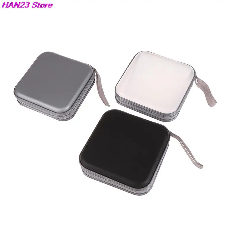 Portable Disc CD DVD Wallet Storage Organizer Case 40pcs Boxes Holder CD Sleeve Bag Album Box Cases With Zipper Storage Cover