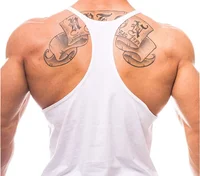 Gym homme entraînement musculation chemise hommes Singlets Stringer maillot de corps gilets débardeur gilet hommes marque vêtements vêtements gymnases musculaires 3
