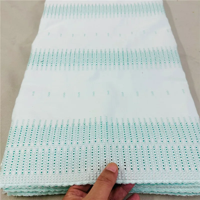 Africa Polish Fabrics Swiss Voile Lace In Switzerland 100% Cotton Embroidery For Men Dry Dress Lace Fabric Wedding Dresses 4L913
