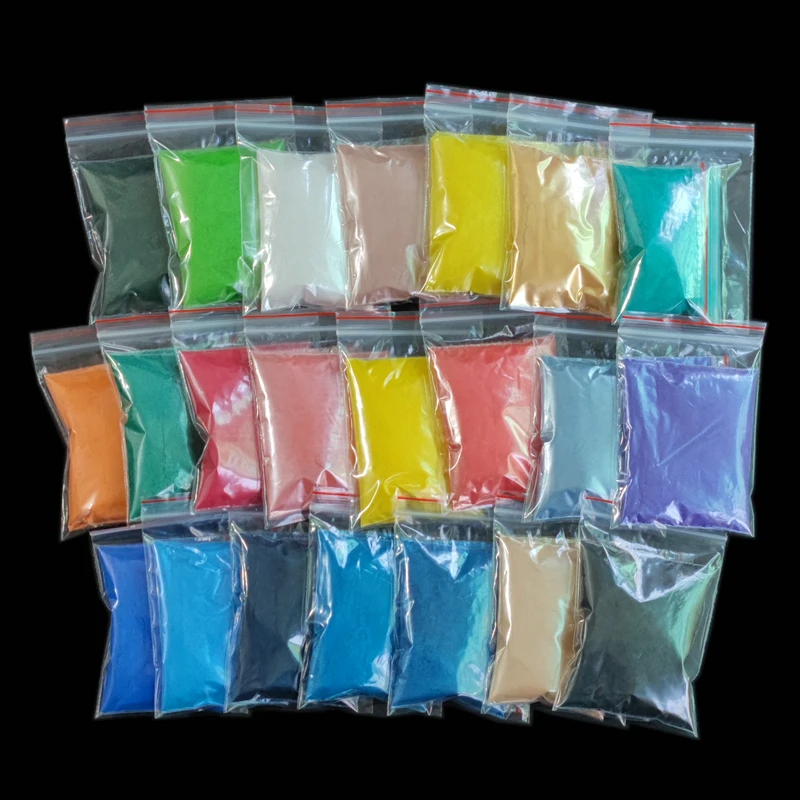 128Color Mineral Metallic Luster Mica Powder For Soap Candle Epoxy Resin Paint Colorant Dye Cosmetic Eyeshadow Pearl Dust