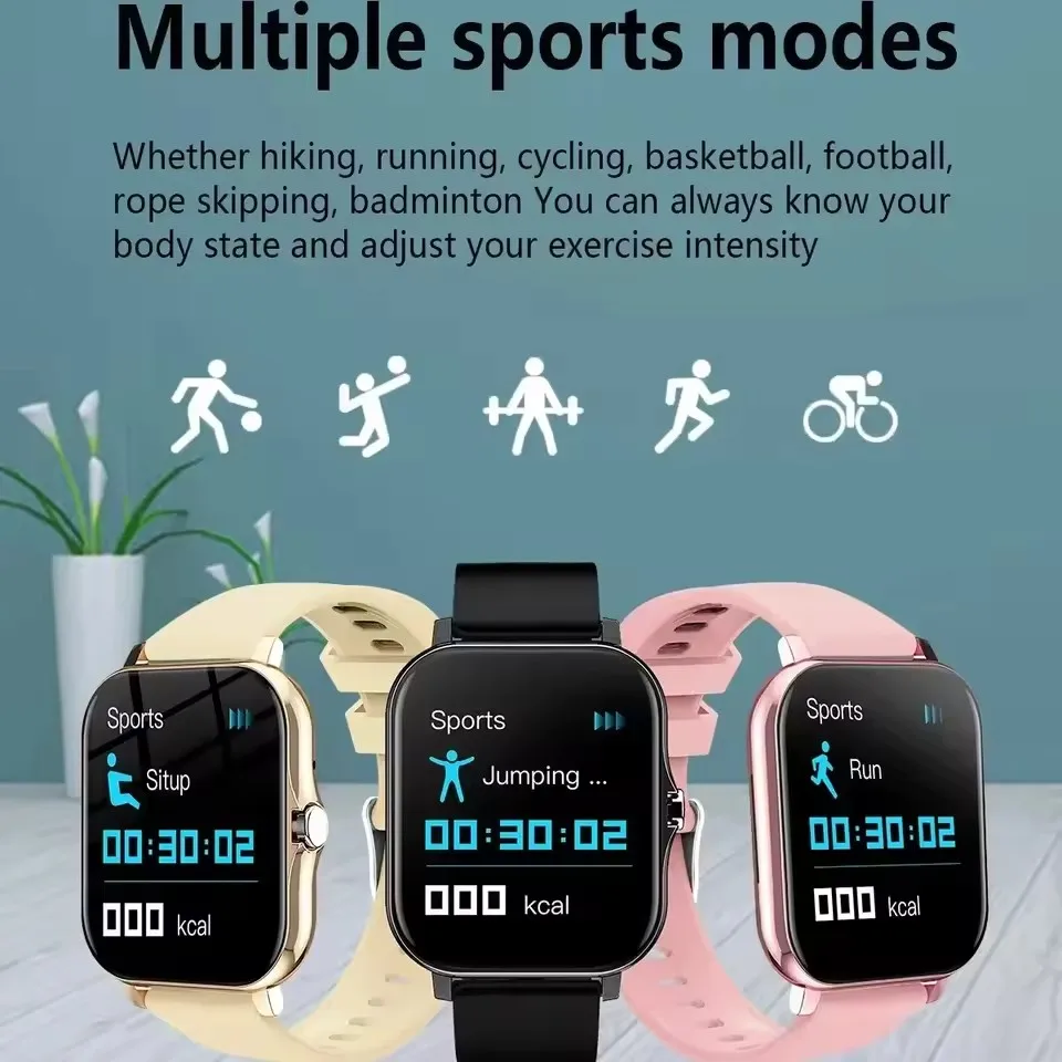 2025 New Hot Smart Watch Men Women Blood Pressure Sleep Health Monitoring Bluetooth Call Message Reminder Smartwatch Android IOS 5