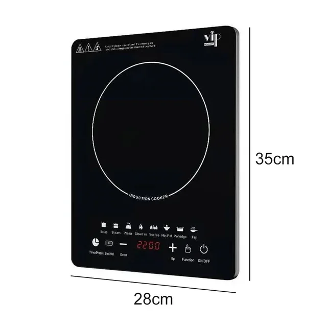 Multi-functional Home Cooking Induction Stove 110V~220V Touch Control 2200W Timeable Intelligent Energy-saving Induction Cooker 4