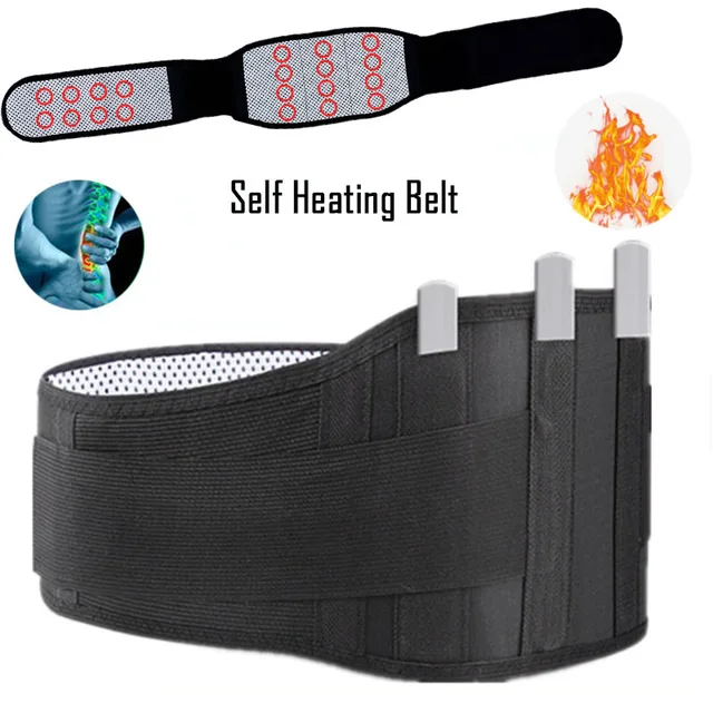 Tourmaline Waist Brace Support Belt Band Self Heating Lower Back Supports Magnetic Therapy Lumbar Waist Bandage Back Waist Belt