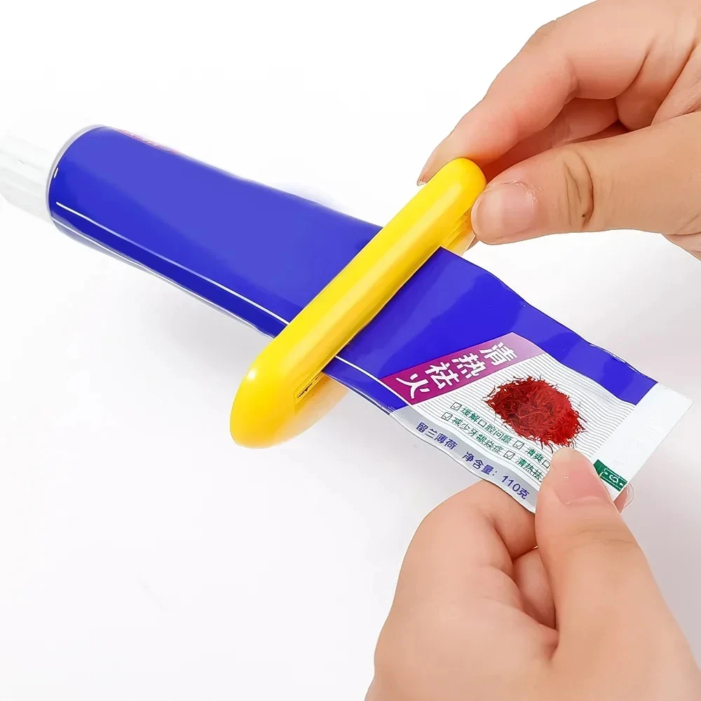 Toothpaste Squeezer Manual Squeezed Toothpaste Tube Clips Multifunction Facial Cleanser Dispenser Squeezer Bathroom Accessories 5