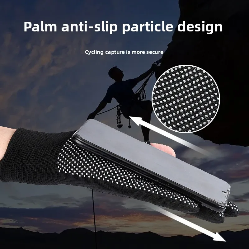 Non Slip Touchscreen Gloves for Men Women Nylon Breathable Half Finger Outdoor Iding Sport Fitness Cycling Garden Labor Gloves