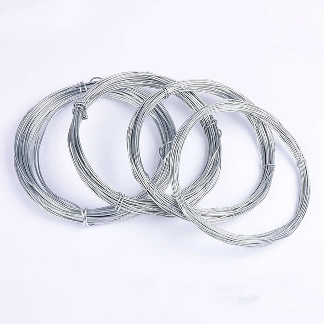 Galvanized iron wire 0.8mm/0.95mm/1.2mm/1.4mm fine steel wire rope sculpture handmade DIY hardware accessories 10Meters