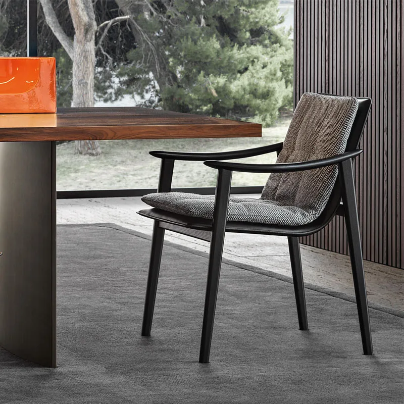 

Dining Chairs Industrial Style Balcony Living Room Retro Reception Lounge Arm Chairs Designer Silla Nordica Furniture Luxury