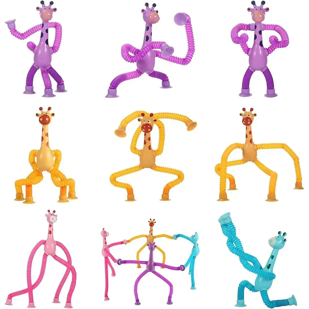Giraffe Pop Tubes Fidget Toy 3