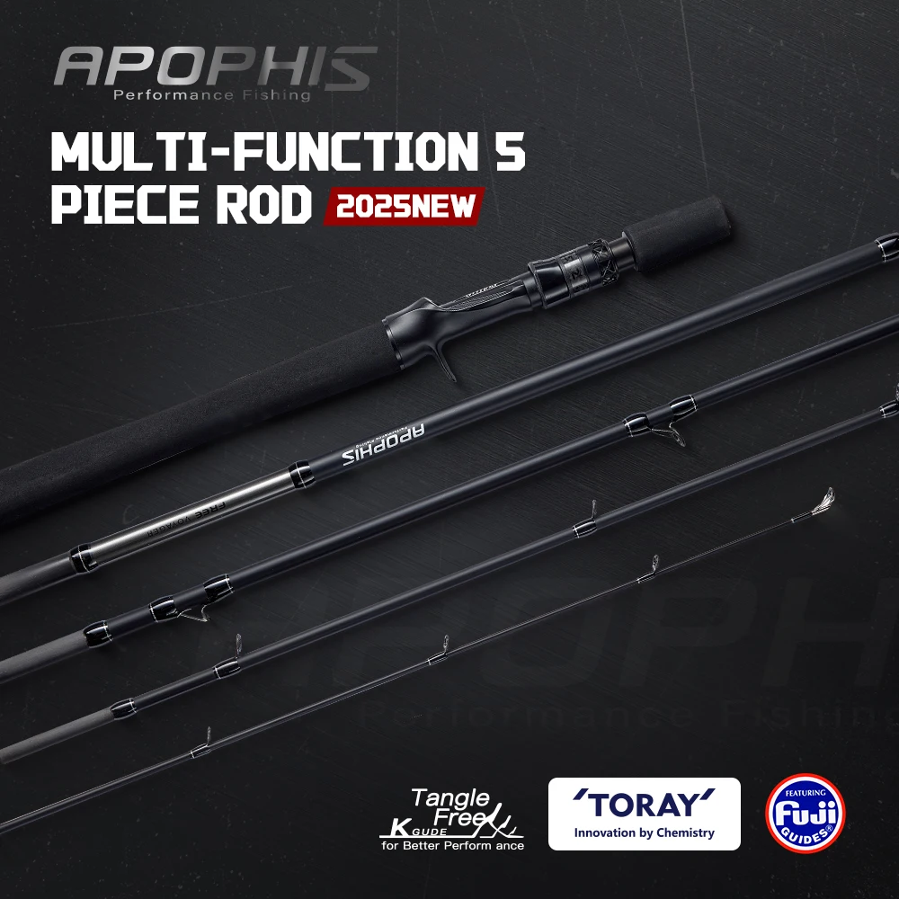5-Section Apophis Travel Fishing Rod 1