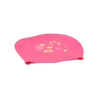 Large Size Long Hair Swimming Cap New Star Pattern Silica Gel Silicone Swimming Cap Elastic Waterproof Swim Gear Lady 2
