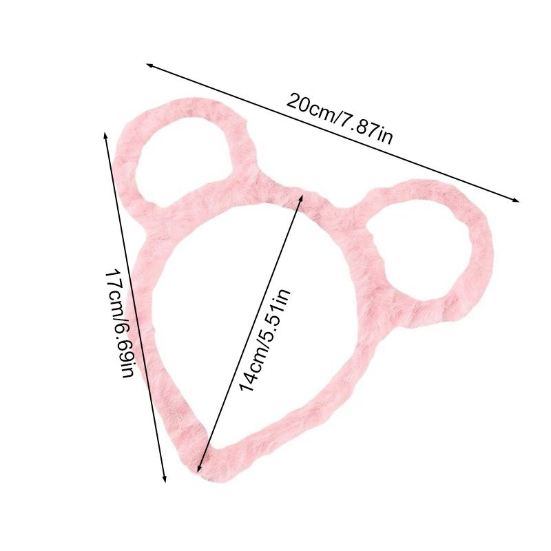 Cartoon Plush Bear Ear Hair Bands For Women Girls Hair Hoop Lolita Headdress Furry Headband Headpiece Dress Cosplay Accessories