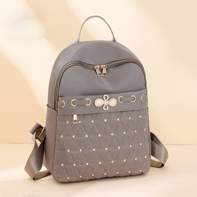 2024 New Oxford Cloth Backpack For Women Fashionable And Versatile Large Capacity Women's Leisure Travel Backpack_voghion.com