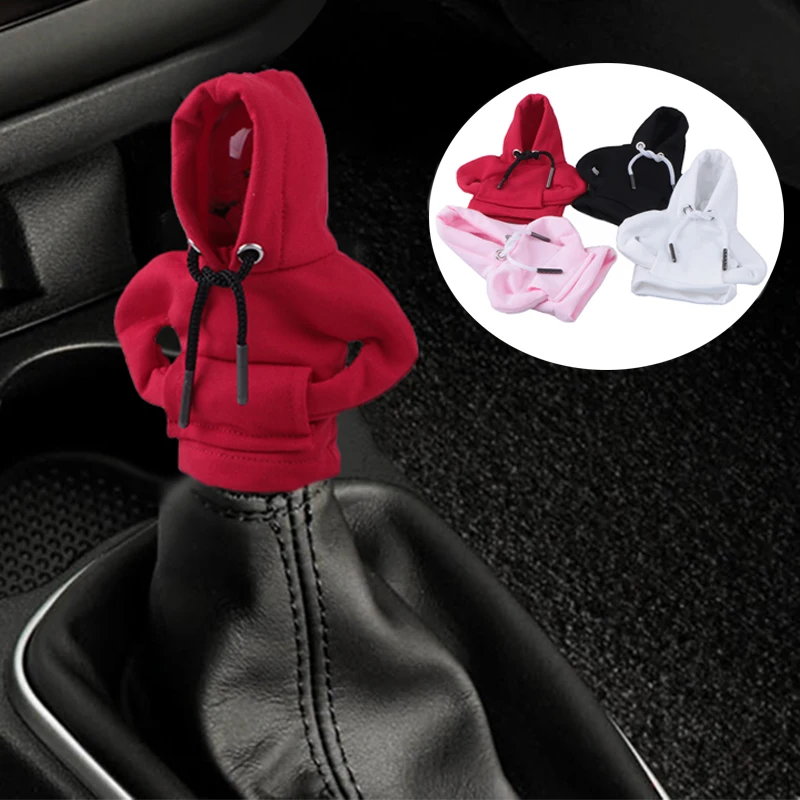 

Hoodie Car Gear Shift Cover Fashion Gearshift Hoodie Car Gear Shift Knob Cover Manual Handle Gear Sweatshirt Change Lever Cover