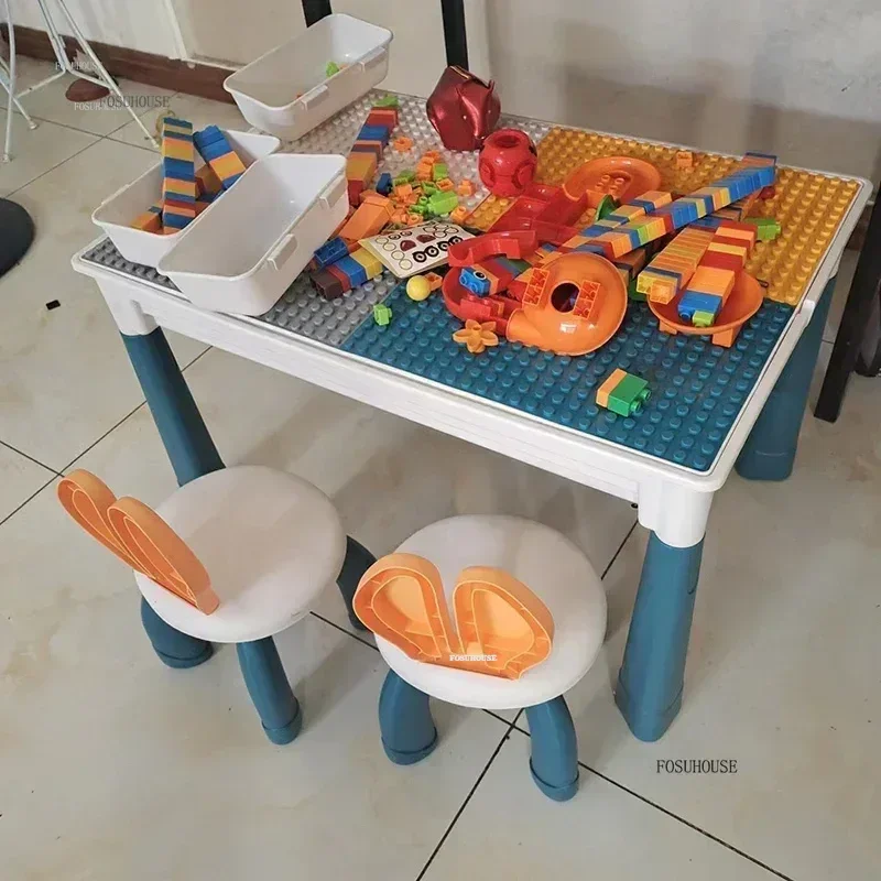 Simple Children's Table Student Writing Desks Children's Home Multi-functional Early Education Toy Table Furniture