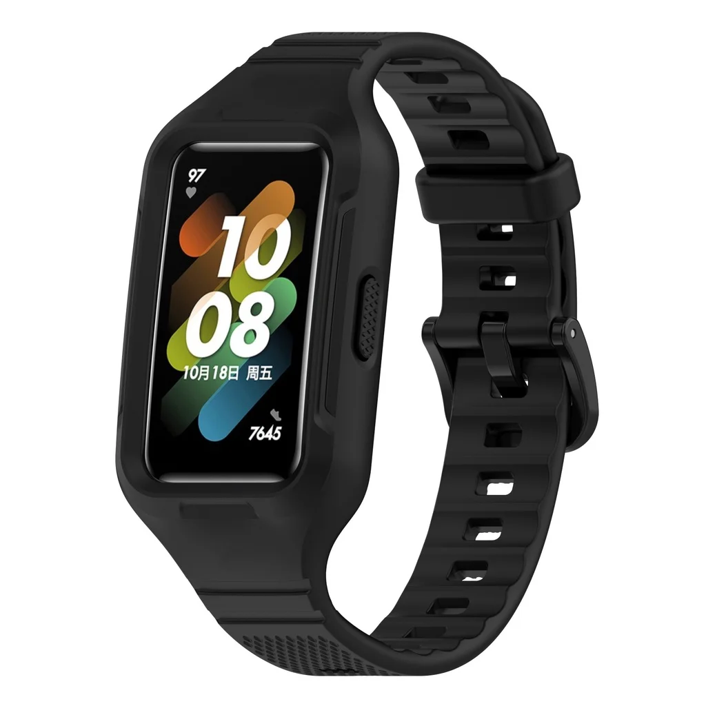 Silicone Sport Wristband with Full Cover Bracelet and Case