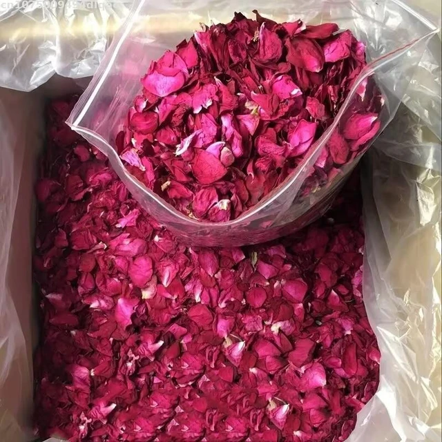 10/25/50g New Romantic Natural Dried Real Rose Petals for Spa Bathing Supply