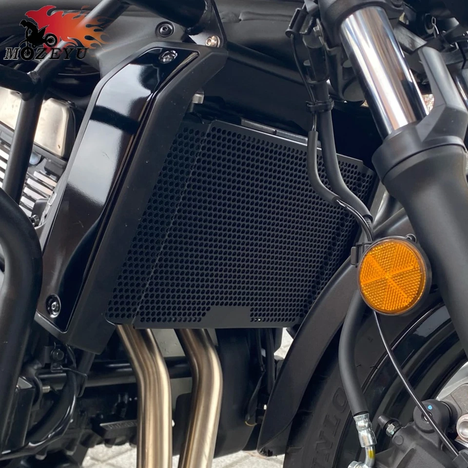 Rejilla De Radiador De Aluminio Para Kawasaki Vulcan S 2015-2020 – Protección Contra Piedras, Fácil Limpieza, Con Logo