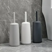 ชุดแปรงห้องน้ําด้ามจับยาวพิเศษหัวยืดหยุ่นไม่มีการออกแบบมุมตายที่มีประสิทธิภาพแปรงทําความสะอาดห้องน้ําอุปกรณ์ทําความสะอาด 3