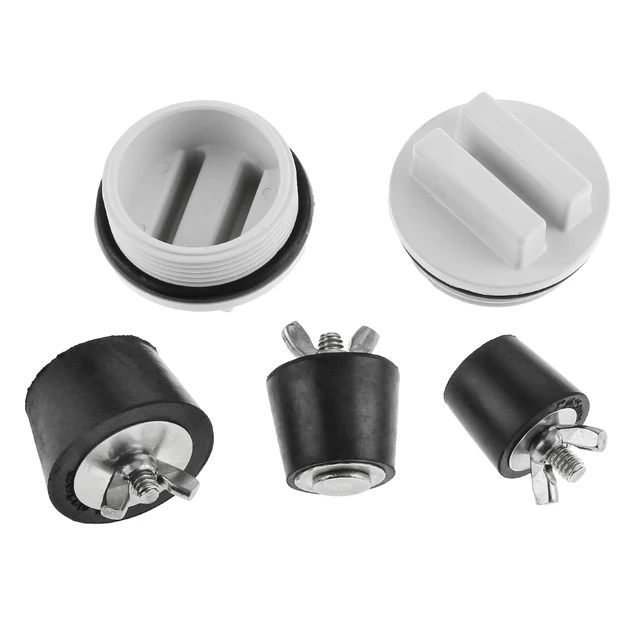 5Db/1Set 25/32/38 Mm Gumi Téli Medence Dugók 2 O-Gyűrűs Skimmer Tágulás Menetes Visszatérő Vonal