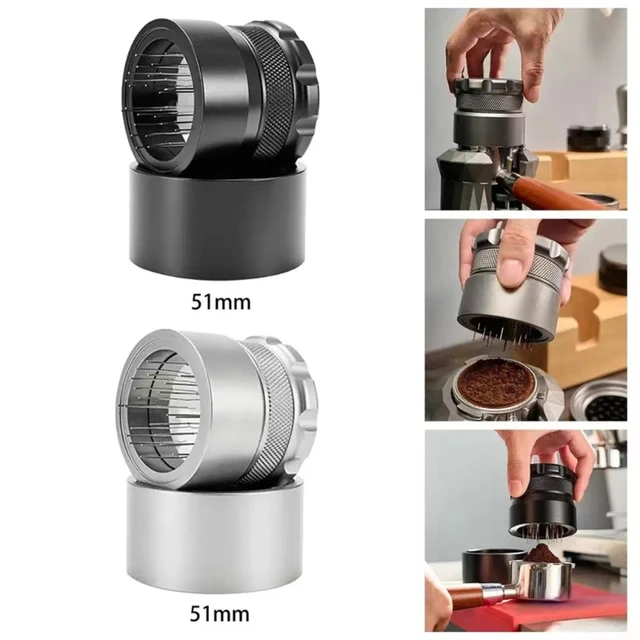 Espresso Coffee Stirrer Tool With Base Needle Type Distributor Tool Needle  Coffee Tamper Mini Whisk Espresso Tools Espresso Coffee Stirrer Tool Needle