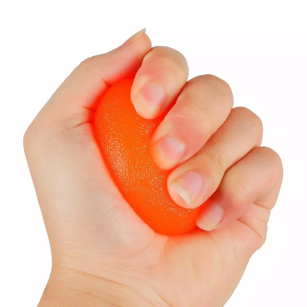 Description Picture 6 of itemportability Silicone Grip Training Stress Ball Wrist Rehab Therapy Hand Grip forearm muscle training Stress Relief Grip  yoga