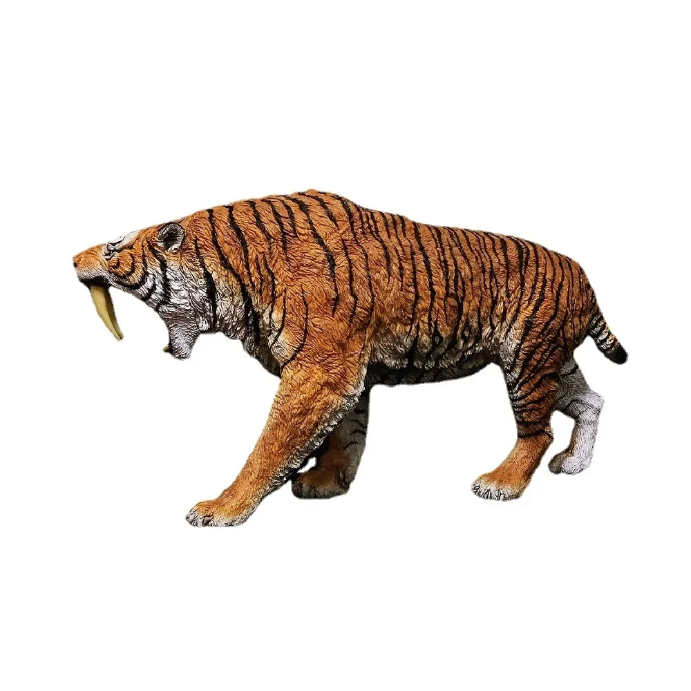 Repor Smilodon Populator Stray Cat Saber-Tooted Tiger Toy Animal Model