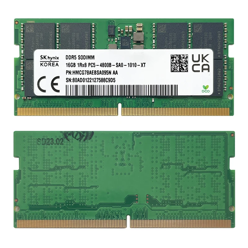 SK hynix 16GB×2 DDR5 SO-DIMM メモリー SK ハイニックス DDR5 16 ギガバイト 32 ギガバイト 4800MHz RAM