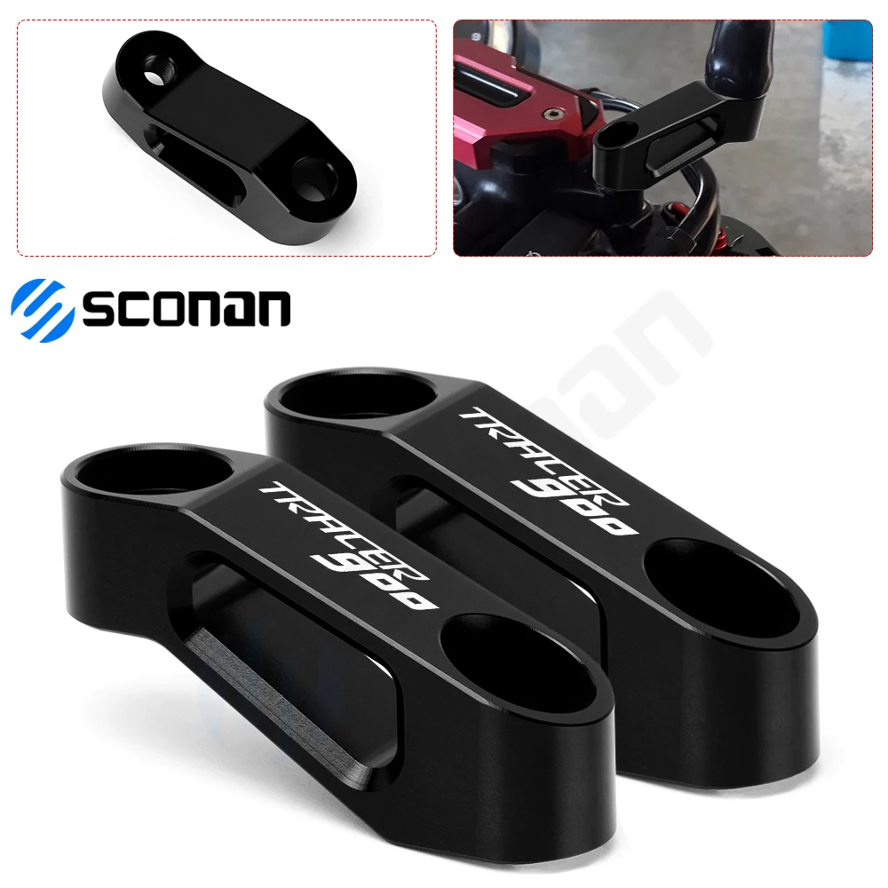 

Mirrors Riser Extension Bracket Rearview Mirror Extend For Yamaha TRACER 900 TRACER 900GT Tracer 900 GT Motorcycle Accessories