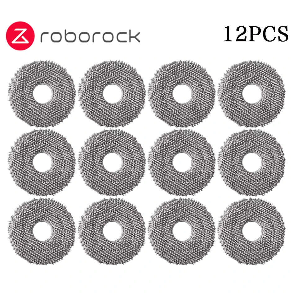 Robotic Vacuum Cleaner Accessory Kit: Main Side Brush, HEPA Filter, Mop Cloths, Dust Bag Replacement Set