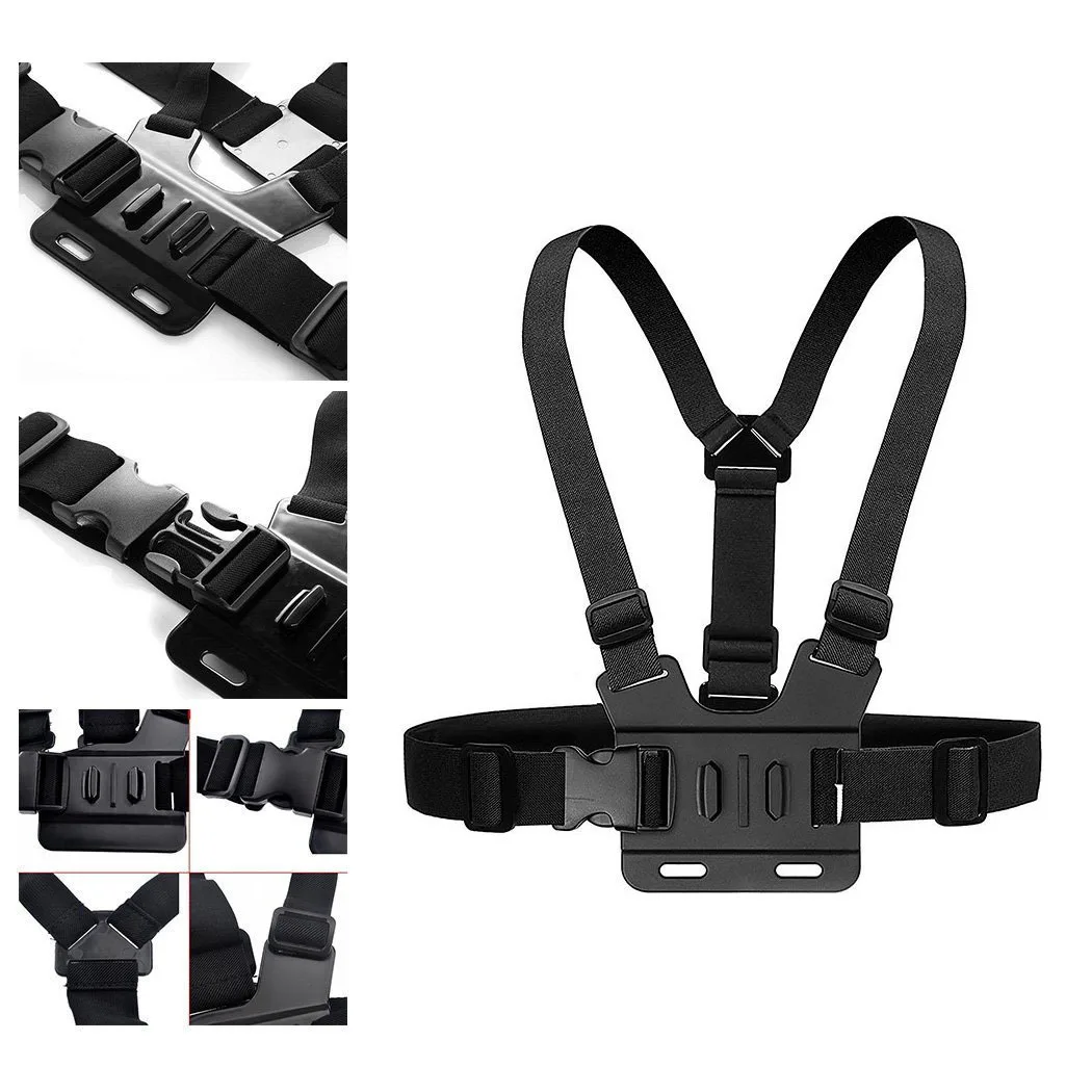 Cinturón elástico para GoPro, soporte ajustable