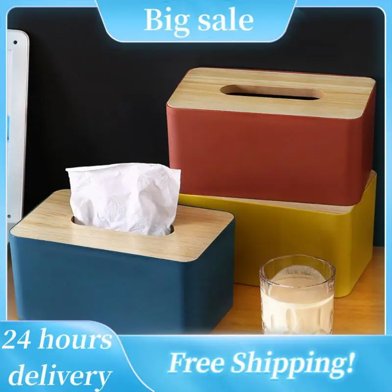 

Креативные товары для интерьера, деревянное хранение для дома и гостиной, искусственная деревянная коробка для салфеток, бумажные коробки для салфеток, держатель крышки